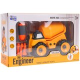 Kamion mikser za beton za sastavljanje 15,5 cm - žuti | shoptok.hr