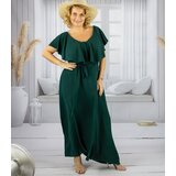 Pri Airy maxi dress with ruffles and waist tie STELLA | shoptok.hr