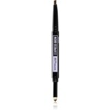 Maybelline Express Brow Satin Duo svinčnik za obrvi 2v1 0,71 g odtenek Medium Brown Cene