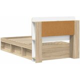  Okvir kreveta s pohranom s uzglavljem Hrast sonoma 90 x 190 cm | Eponuda.com