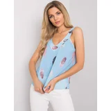 Italy Moda Top-DHJ-TP-13327.06P-Light Blue