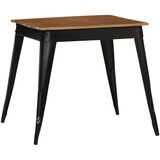 In Jedilna miza iz trdnega akacijevega lesa in jekla 75x75x76 cm | Shoptok.si