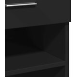  Komoda crna 80x42,5x93 cm od konstruiranog drva | shoptok.hr