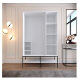 Hanah home ormar Martin 3 White Black Gold | ePonuda.com