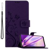 Cadorabo Samsung Galaxy A32 4G v klasična temno modra - ovitek v cvetličnem dizajnu z magnetnim zapiranjem, stoječo funkcijo in režami za kartice, (20566150) | Shoptok.si