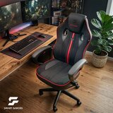 Sofotel Master 242701 gaming stol s funkcijo ljuljanja – rdeče-črn | Shoptok.si