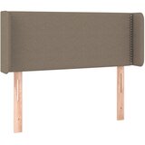  LED uzglavlje smeđesivo 93x16x78/88 cm od tkanine | shoptok.hr