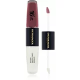 Dermacol 16H Lip Colour Dolgoobstojna šminka in sijaj za ustnice odtenek 12 2x4 ml
