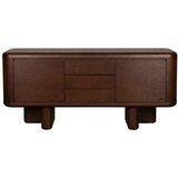 Dutchbone Komoda v jesenovem dekorju v temni naravni barvi 160x72x40 cm Herman – Cene