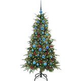vidaXL Umetno Zložljivo Božično Drevo Zelena 150 cm PE in PVC | Shoptok.si