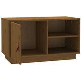 TV ormarić smeđa boja meda 70 x 34 x 40 cm od masivne borovine | shoptok.hr
