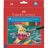 Faber-Castell Akvarelne barvice Aqua, 24 kosov + čopič | Shoptok.si