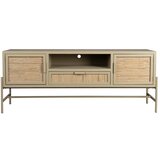 Dutchbone Bež TV omarica iz masivne jelke 148x60x38 cm Yasu – | Shoptok.si