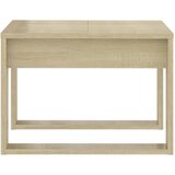  Bočni stolić boja hrasta sonome 50x50x35 cm konstruirano drvo | shoptok.hr