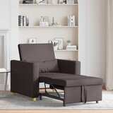 SOFA na razvlačenje Singl Tamno smeđa 90 x 165 x 87 cm tkanina | shoptok.hr