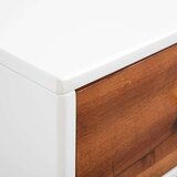  Stolić za kavu 90 x 50 x 40 cm od masivnog bagremovog drva | shoptok.hr