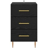  Noćni ormar Crni hrast 40 x 40 x 66 cm Konstruirano drvo | shoptok.hr
