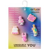 Crocs Dodatki Bachelorette Vibes 5 Pack Rožnata | Shoptok.si