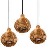 REALITY Luster na sajli SPROUT 3xE14/40W/230V braon/ratan | Eponuda.com