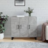 vidaXL Komoda siva boja betona 90x34x80 cm od konstruiranog drva Cijene