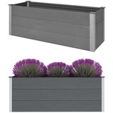 Furnova Visoka greda WPC 150x50x54 cm siva, (21920283) Cene
