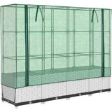  Povišena gredica s pokrovom za staklenik 160 x 40 x 138 cm | shoptok.hr