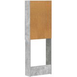  Kabinetska WC HAARLEM Betonska siva 66 x 25,5 x 190 cm | shoptok.hr