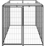  Kavez za pse crni 330 x 110 x 110 cm čelični | shoptok.hr