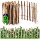 KADAX Ograja iz leskovih letev, zložljiva zaščitna vrtna ograja 500x50 4-6 cm, (5000358156) Cene