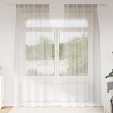 vidaXL Zavese z zavesami 2 pcs Krem 140 x 225 cm Poliester | Shoptok.si