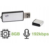 Mini baterija. špijunski snimač usb stick diktafon 8gb | shoptok.hr