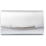 Shelvt Silver clutch bag with chain | shoptok.hr
