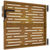  Vrtna vrata 85 x 75 cm od čelika COR-TEN četvrtasti dizajn | shoptok.hr