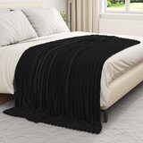  Pokrivač Crna 200 x 150 cm Runo | shoptok.hr