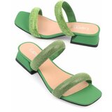 Capone Outfitters Mules - Green - Block cene