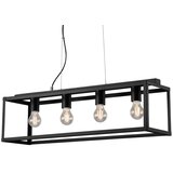 BRILONER Luster na sajli BLACK STEEL 4xE27/40W/230V | Eponuda.com