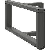  Noge za klub stolić T-oblika 2 kom antracit 60x25x(30-31) cm čelik | shoptok.hr