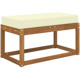  Jastučić za sjedenje na otvorenom Krema 80 x 40 x 8 cm | shoptok.hr