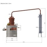 Des kazan za proizvodnju rakije 120l kv PH30 | ePonuda.com