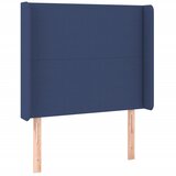  LED uzglavlje plavo 103 x 16 x 118/128 cm od tkanine | shoptok.hr