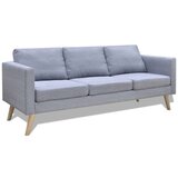 vidaXL set dvosjeda i trosjeda od tkanine svijetlosivi | shoptok.hr