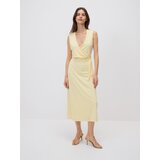 Reserved Midi haljina s ukrasnim detaljem - svjetložuto | shoptok.hr