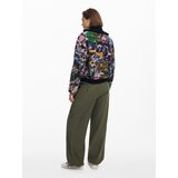 Desigual Prijelazna jakna plava / tamno zelena / tamno ljubičasta / vuneno bijela | shoptok.hr