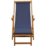  Sklopiva ležaljka za sunčanje 3 Pozicija Plava | shoptok.hr