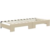  Dnevni krevet na razvlačenje s ladicama krem 80x200 cm tkanina | shoptok.hr