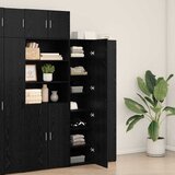  Highboard Crni hrast 40 x 42,5 x 185 cm | shoptok.hr