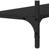  Konzolna stolica s policom Crni hrast 101 x 30.5 x 75 cm | Eponuda.com