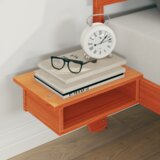  Konstrukcija postelje z vzglavjem Voskast rjav 150 x 200 cm, (5000126632) | Shoptok.si