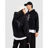 And Feelings Split Pulover s kapuco black | Shoptok.si