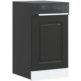 vidaXL Plošča za pomivalni stroj Kalmar črn 45x1,5x67 cm inž. les Cene